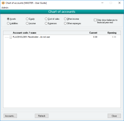 AccentisPtyLtd for AccentisEnterprise v6.18 2024 Chart of Accounts 1